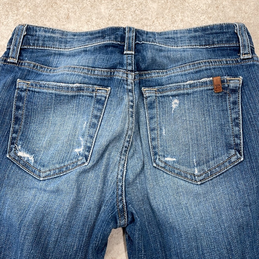 JOE’S “KEAGAN” FADED BLUE DISTRESSED SKINNY ANKLE JEANS SIZE 25 - Picture 5 of 12